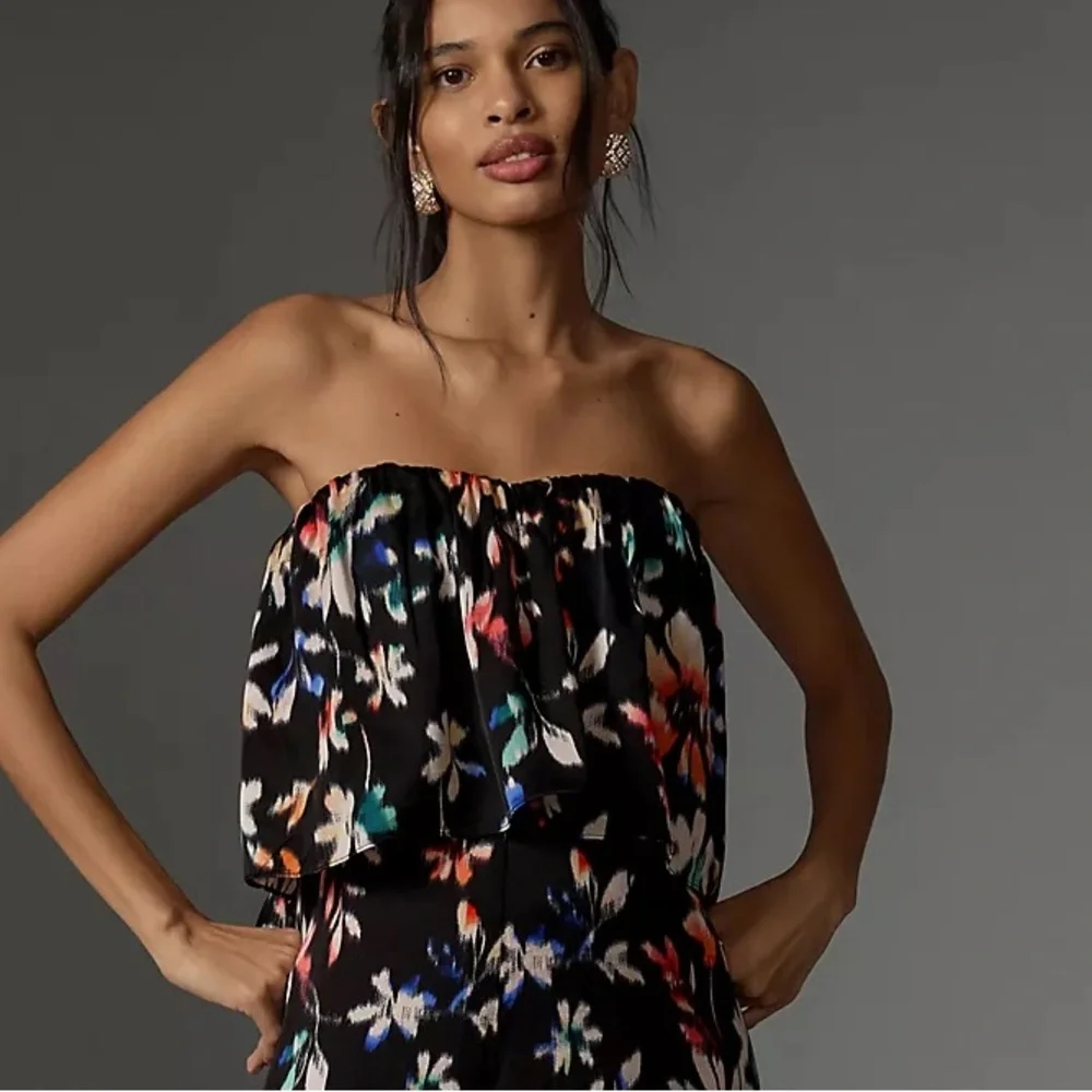 Anthropologie Corey Lynn Calter Strapless Printed Jumpsuit_5